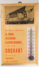 Antique Coquant Glacoid Thermometer - Roubaix - Radio/Television/Household Appliances.
