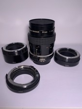 MICRO NIKKOR 55 f2,8 ais + 3 Bagues Allonges