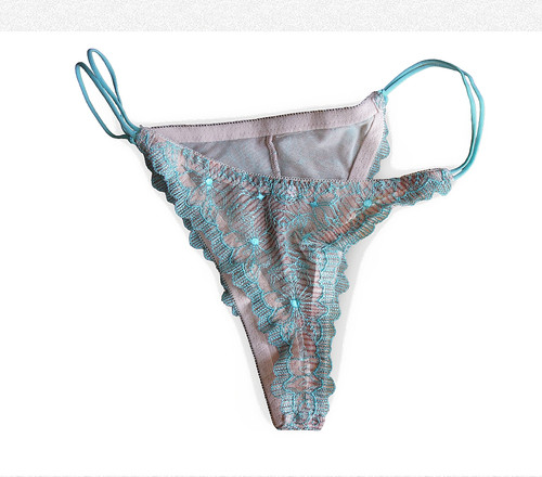 Charlott lingerie string bleu - charlott',