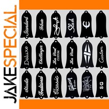 JakeSpecial – Black Bell-Shaped Truss Rod Cover Set for Gibson Guitars