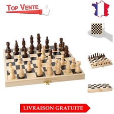 Jeu d'Échecs en Bois pour