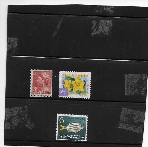 Lot timbre australie norfolk - lot,