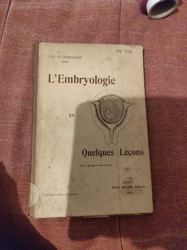 Embryologie debierre 1902 - debierre,
