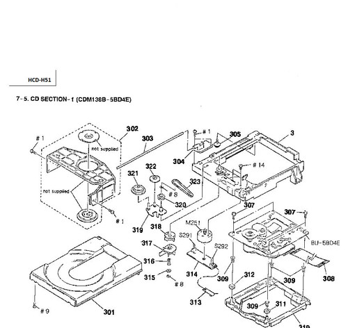 Kit courroies cd pour - kit,