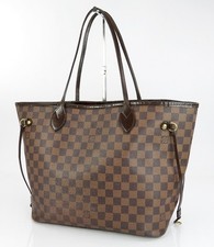 Authentic LOUIS VUITTON Neverfull MM Damier Ebene Tote Bag Purse #61498