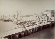 Industrial PHOTO A. KOPPEL Ca 1900 Manoeuvring route port of Valparaiso CHILE