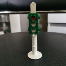 Vintage PLAYMOBIL Police Police Fire Tricolor Road Signage Pedestrian Cars 