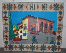 PEINTURE FAÇADE IMMEUBLE MAISON SUD PROVENCE ESPAGNE ITALIE GRECE