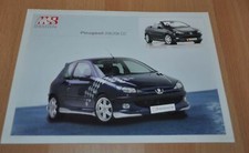 MS Design Peugeot 206 CC Tuning Brochure Prospekt Prospectus Russian Edition
