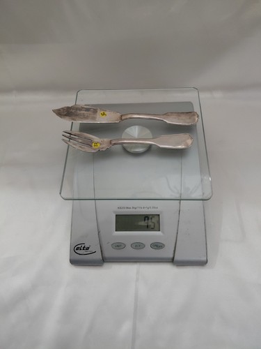 Fourchette couteau a - couteau, poisson
