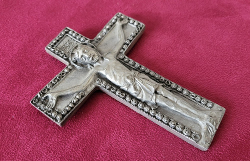 Crucifix etain christ pepin - crucifix,