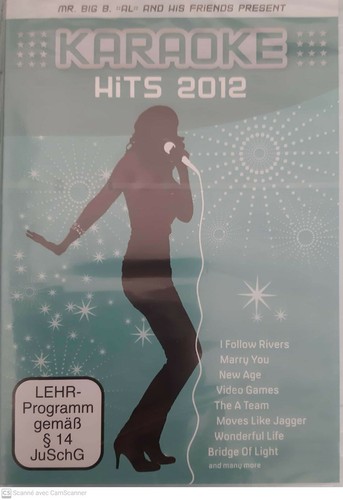 Dvd karaoke hits 2012 - dvd,