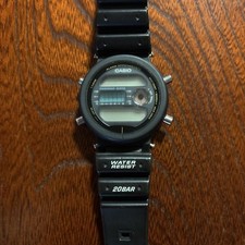Casio G-Shock DW-6100 Black Vintage Used Battery Unknown