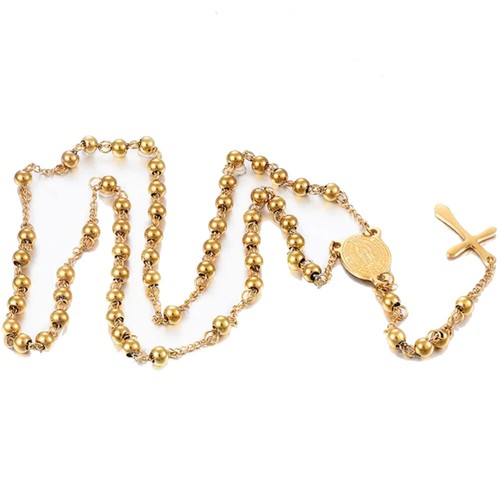 Chapelet femme collier croix