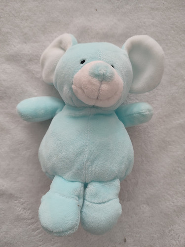 Petit doudou souris bleu - souris,