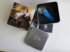 Rare Watch Detomaso " Lucca" Mens Blue Chronograph  Tachymeter Quartz   