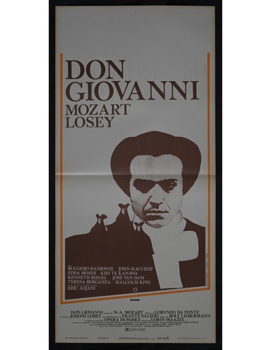 Affiche don giovanni losey - affiche,