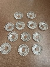 Lot De 12 Bobeches Pour Lustre En Cristal Baccarat