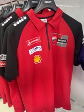 Ducati Moto GP 2025 Team Polo shirt Collared T-Shirt Top