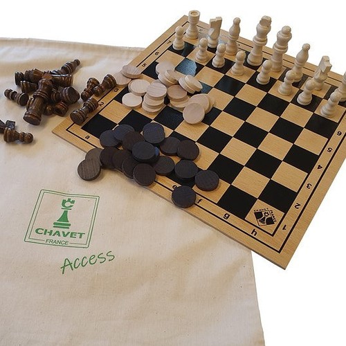 Jeu échecs dames plateau - jeu,