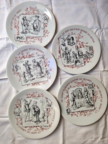 Lot assiettes dessert - ,