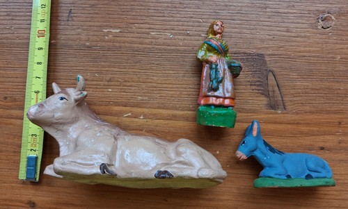 Lot santons crèche - crèche, terre
