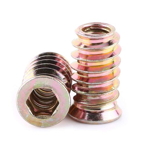 20pcs insert fileté - insert, bois,