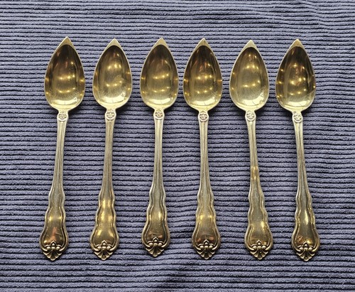 Lot cuillères argent - 6, en