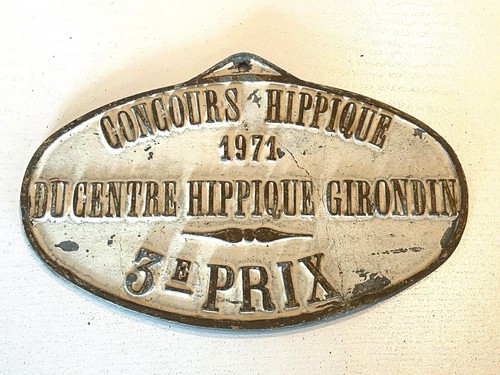 Chevaux plaque concours - chevaux,