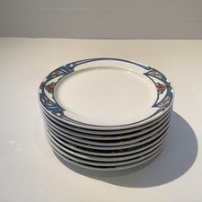 Art Nouveaux Style 9 Assiettes