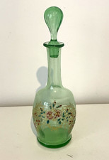 Carafe émaillée fleurs