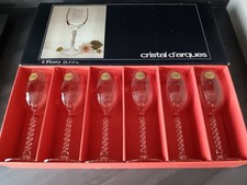 6 VERRES A Eau  CRISTAL