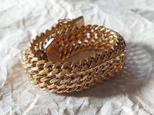 bracelet ancien plaque or