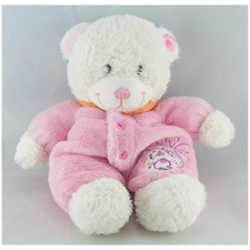 Doudou Ours blanc combinaison