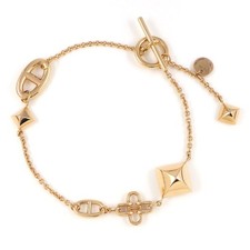 HERMES Bracelet Medor Rond Multi Chene DAncre 750(18K) Rose(Pink) Gold