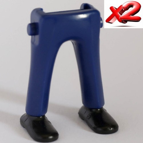 Playmobil jambes bleues - x2,