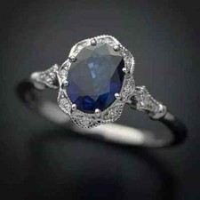 Bague de mariage ovale style