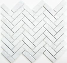 Carrelage mosaïque céramique aspect pierre à chevrons 24-SO10_f | 10 plaques