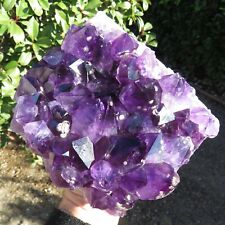 Minéraux Géode De Améthyste Violet Haute Qualité' Brésil 4KG