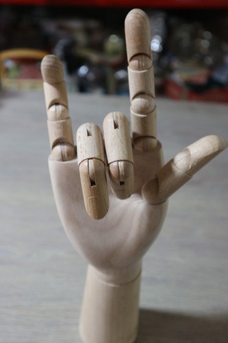 Main droite articulée - articulée, d'