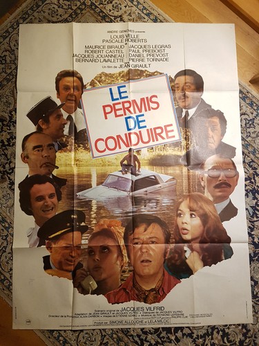 Affiche 1973 permis de - affiche, le