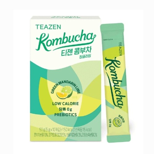 Teazen kombucha green mandarin - kombucha,