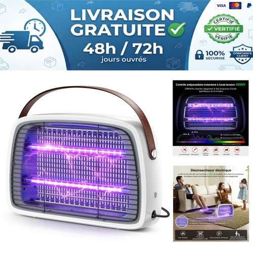 Lampe anti moustique 4200v - lampe,