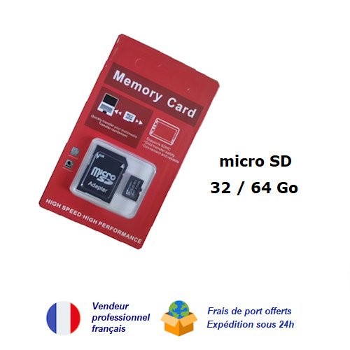 Carte mémoire micro 64 - mémoire,