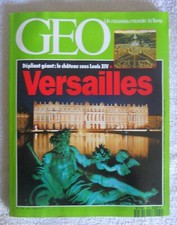 MAGAZINE Géo revue N°160 VERSAILLES + DEPLIANT
