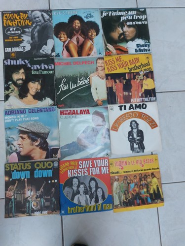 Lot disque vinyles 45 - lot,