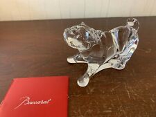 Chien carlin en cristal de Baccarat