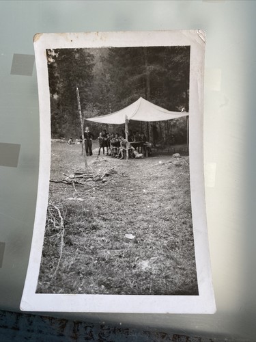 Ancienne photo scout enfant - scout,