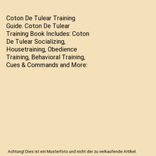 Coton De Tulear Training