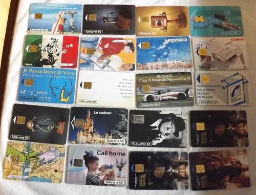 Lot cartes téléphonique - de,